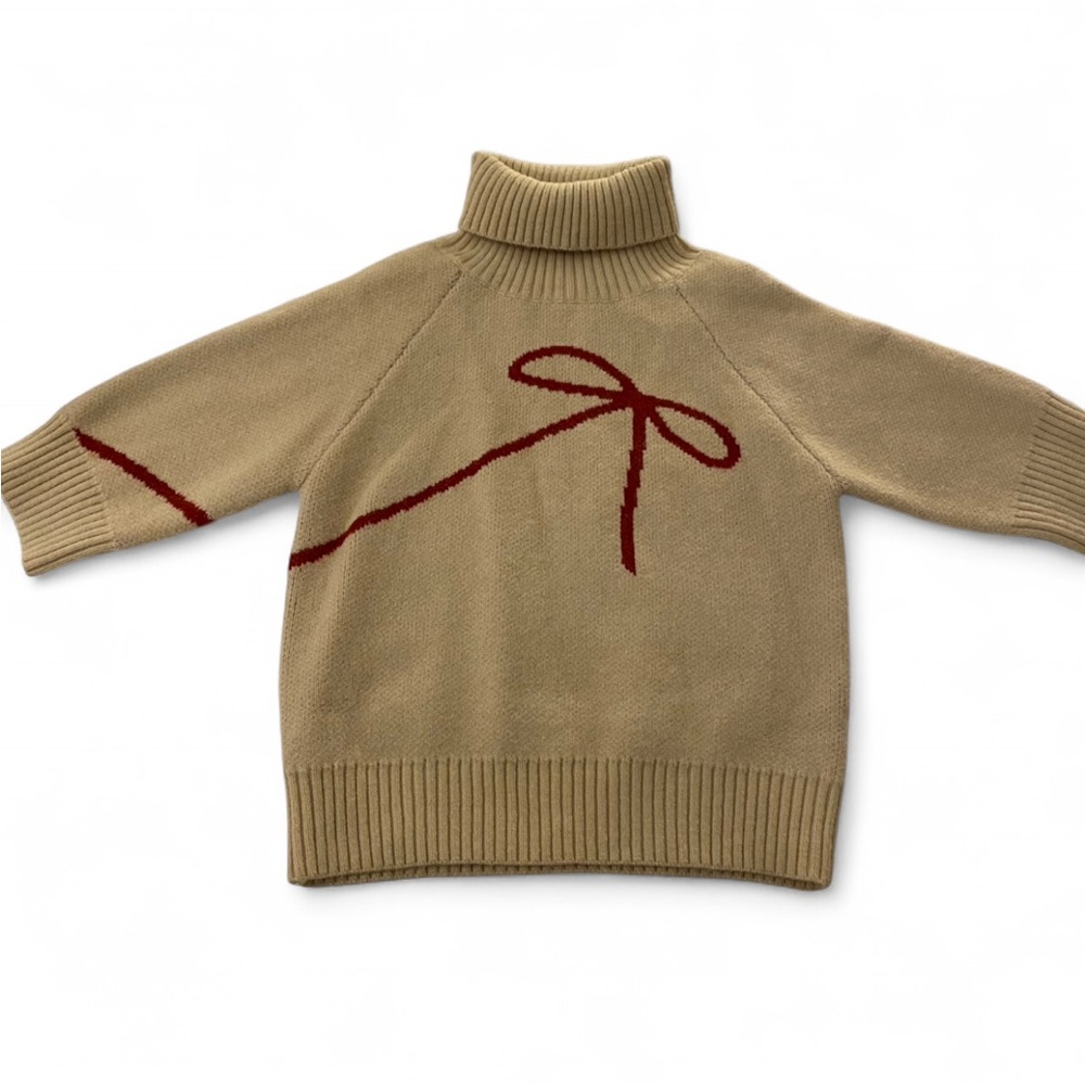 Red Bow Sweater